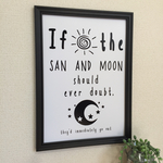SUN and MOON⭐︎ポスター インテリア  名言 北欧 アート