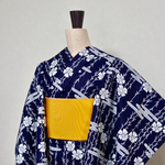 なでしこ柄の粋な浴衣（オーダーメイド可能）