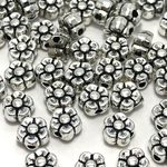【343】チベットの花模様スペーサービーズ/鉛&カドミウムフリー 5mm/50個