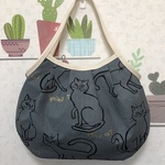 ⭐️値下げSALE⭐️デフォルメ猫のグラニーバッグ  
