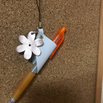革のペンホルダー ストラップ