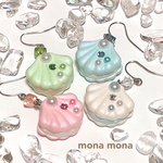 シェルマカロン ピアス