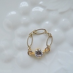☆大人気商品です♡。大変お待たせを致しました。本日再販スタートです。15.7.17♫14kgf&ヴェルメイユ　デザインチェーンリング(707）