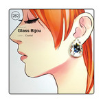 [Glass Bijou] Big Drop Crystal Pierce