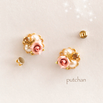 まるでピアス＊flower bijou ＊マグネットタイプ