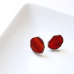 ヒトカケラ ibitu (red）ピアス イヤリング