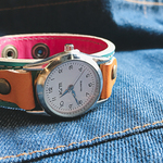 STITCH RUN LEATHER WATCH ⌚ 腕時計 // 受注生産