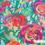 USAコットン moda Painted Garden ガーデン ターコイズ 生地 布 花柄