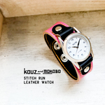 STITCH RUN LEATHER WATCH ⌚ 腕時計 // 受注生産