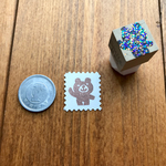 １円サイズ 自分印に★クマさん 参上！はんこ