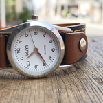 【受注生産】stitch run leatherwatch / coloful