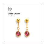 [再入荷][Glass Bijou]  Cherry Berry Earrings