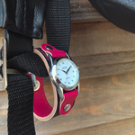 【受注生産】stitch run leatherwatch /  coloful