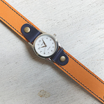 【受注生産】stitch run leatherwatch / coloful