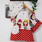 yk3331様オーダ－品★子ども　エプロンセット　ガール　100-110　