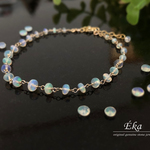 14kgf*エチオピア産プレシャスオパール*ステーションブレスレット*NEW！