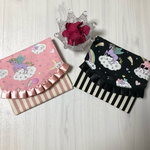 【受注製作品】【再販25】女の子用 移動ポケット ティッシュケース(ユニコーン柄)