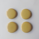 デッドストック  28mm 片穴 ビーズ マスタード