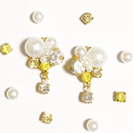  パール ビジューピアス イヤリング