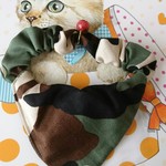 ミリタリーバンダナ☆ねこ&小型犬用☆再販