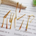 ひねりスティック　10個　金色　ツイスト20ミリ　コネクタ/つなぎ/チェーンパーツ