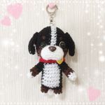 オーダー注文商品🔸あみぐるみ犬ちゃんキーホルダー