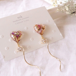 アリッサムの揺れるピアス