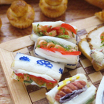 "Hedgehog Bakery"スモークサーモンのサンドイッチ★