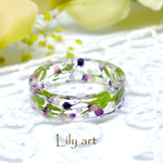 purple＆greenナチュラルクリアリング