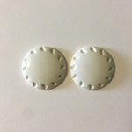 30mm デッドストック カボション ミルクホワイト