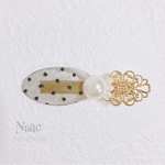 dot パールヘアクリップ