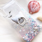 rapis〇〇様専用♥️*揺れるハート* イルカ 猫 海ガメ スマホケース Xperia XZ ウォーターケース 流砂 ケース