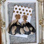 布製タッセル✱大人可愛いピアス