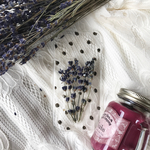 ラベンダーのiPhone