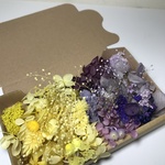 花材セット　イエロー；パープル