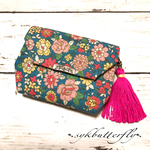a-ya53  様   オーダー品  ✾ミニ財布✾コインケース タッセル付き♡花柄
