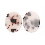 BSC-527-G【2個入り】セルロイドオーバルペンダント,celluloid Oval pendant