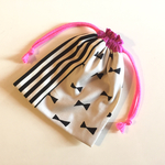 SALE!30%OFF★リボンとストライプの小さい巾着