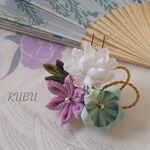 《 オーダー品 》つまみ細工髪飾り♡