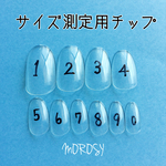 送料込☆サイズ測定用クリアチップ☆MOROSY