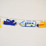 ｙ様専用ページ★乗り物3種のカラフルガーランド