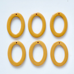 IMPORT【6個】oval acryl charm＊アクリルフレーム＊パーツ