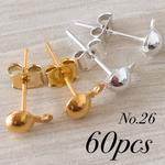 カン付きピアス2色set