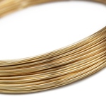 14KGF ワイヤー[ハーフハード] 24GA（0.51mm）【50cm販売】(14K-WI26HH24GA