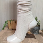 リネン＊踵抜きサンダルソックス｡・:＋°くつ下