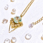 SALE！Brillante*ビジューネックレス(ライトアゾレ)