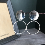 ✳︎大人シンプル♡シルバーカラーのメタルフープピアス✳︎