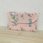 うさぎ柄♪（ピンク）通帳ケース