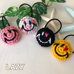 ニコちゃんヘアゴム🌈お好きなカラーでお作りします🌈