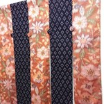 和風のれん 78×96㎝  紬、絣